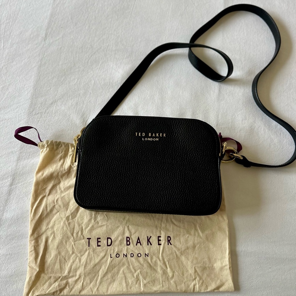 Ted Baker London Leather Crossbody w Dust Bag